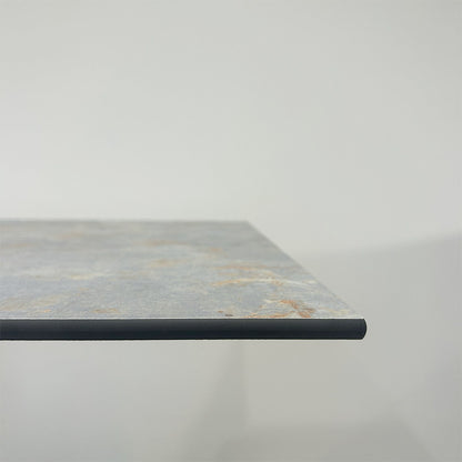 plateau de table sur mesure restaurant gris rouille compact restootab