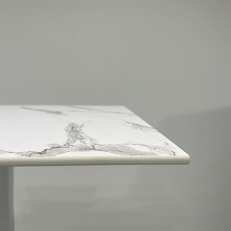 plateau de table sur mesure restaurant marbre blanc ame blanche compact restootab