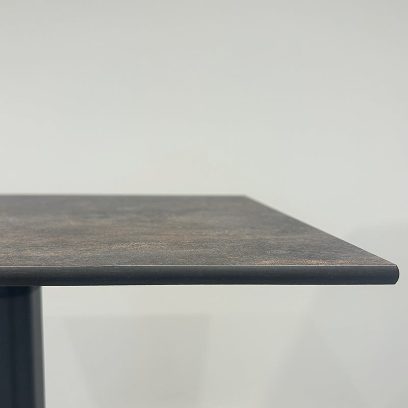 plateau de table sur mesure restaurant underground rouille compact restootab