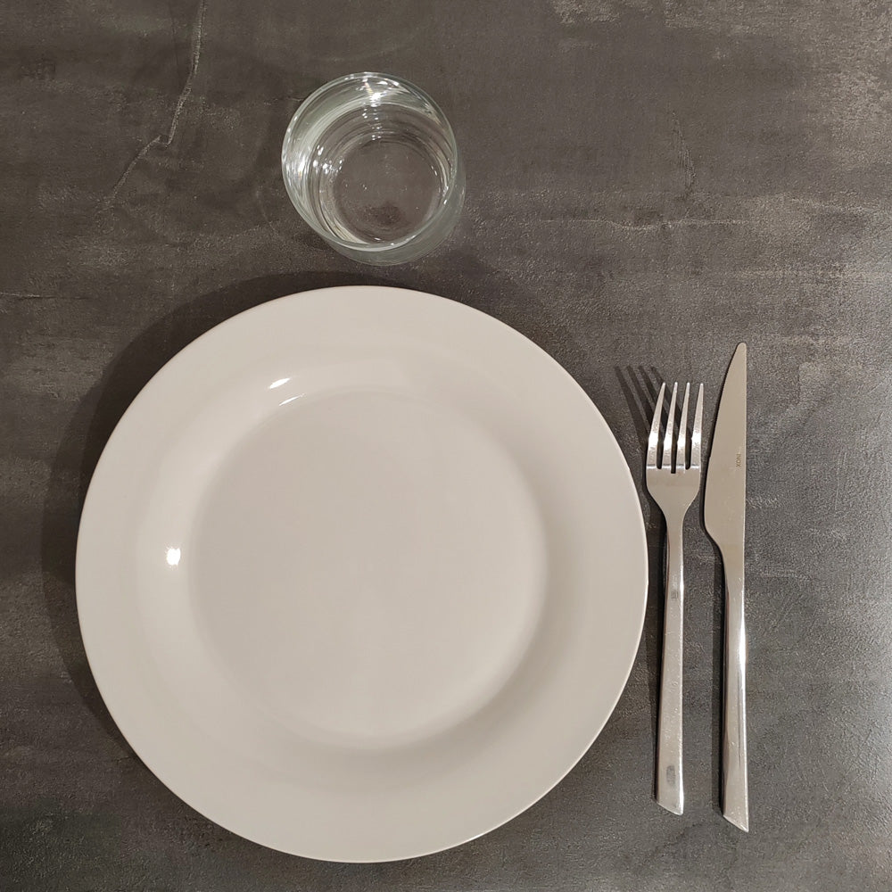 plateau de table sur mesure restaurant ardoise métallisée restootab