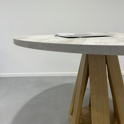 plateau de table sur mesure restaurant béton naturel restootab