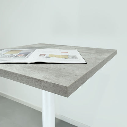 plateau de table sur mesure décor béton naturel pour restaurant Restootab