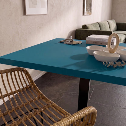 Tablero de mesa azul Prusia personalizable