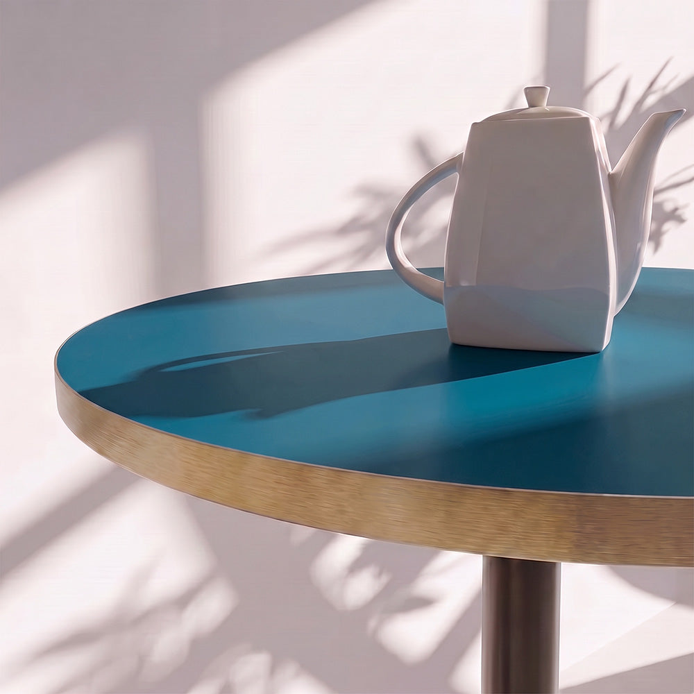 Tablero de mesa azul Prusia personalizable