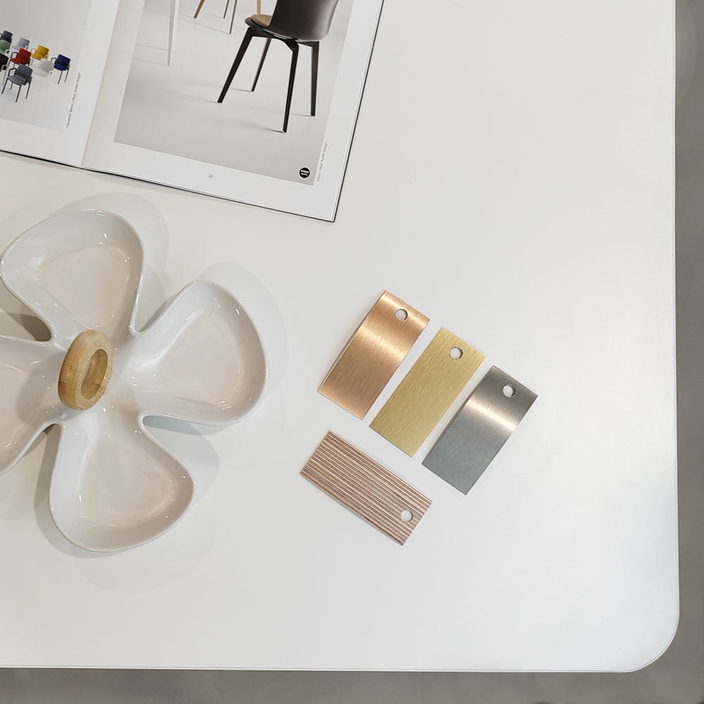 plateau de table sur mesure décor blanc pour restaurant Restootab