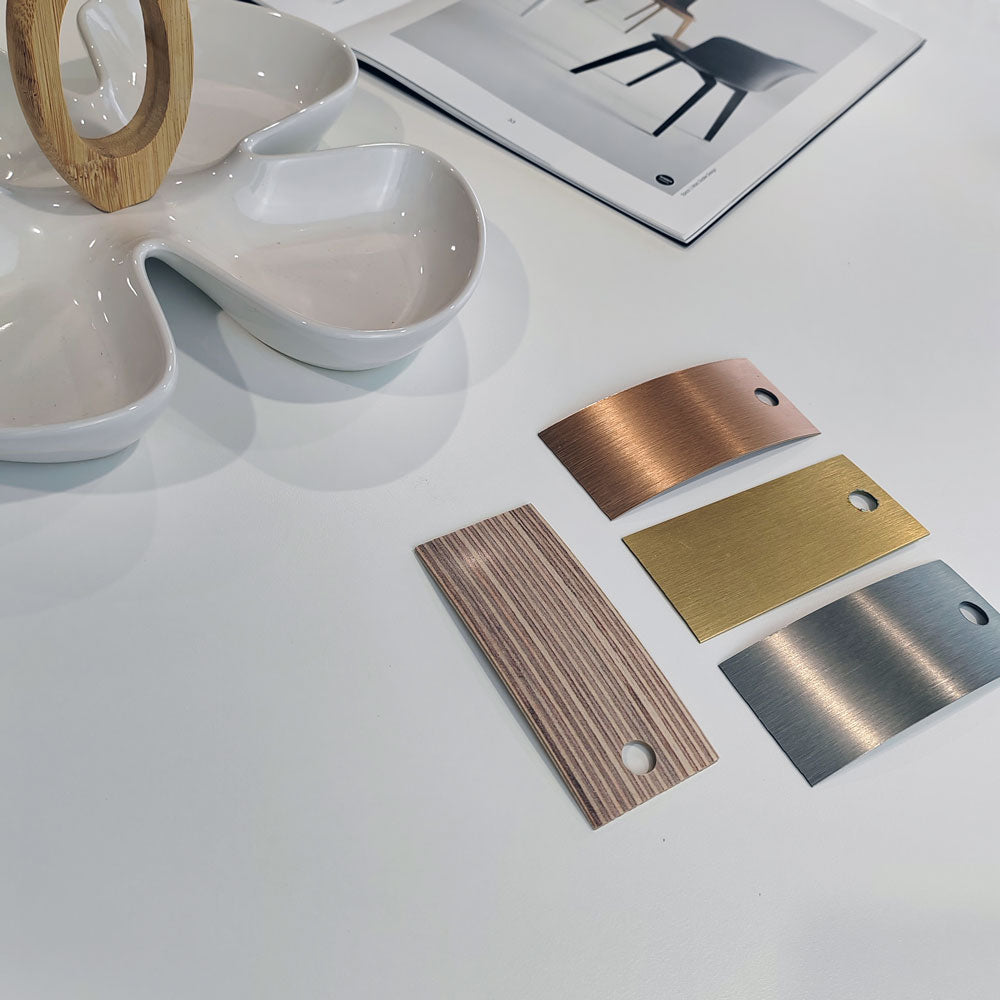 plateau de table sur mesure décor blanc pour restaurant Restootab