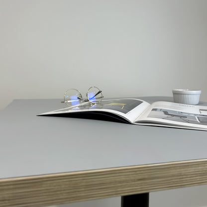 plateau de table sur mesure restaurant gris medio chants bois restootab