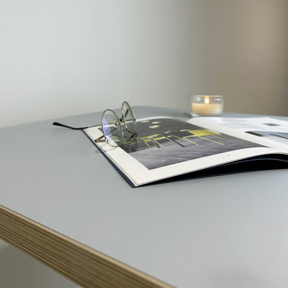 plateau de table sur mesure restaurant gris medio chants bois restootab