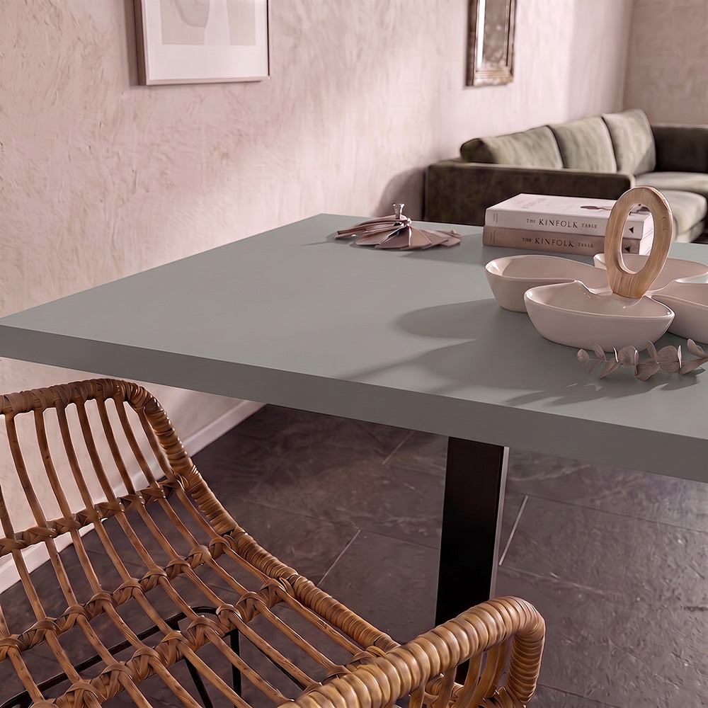 Plateau de table Gris métallisé personnalisable