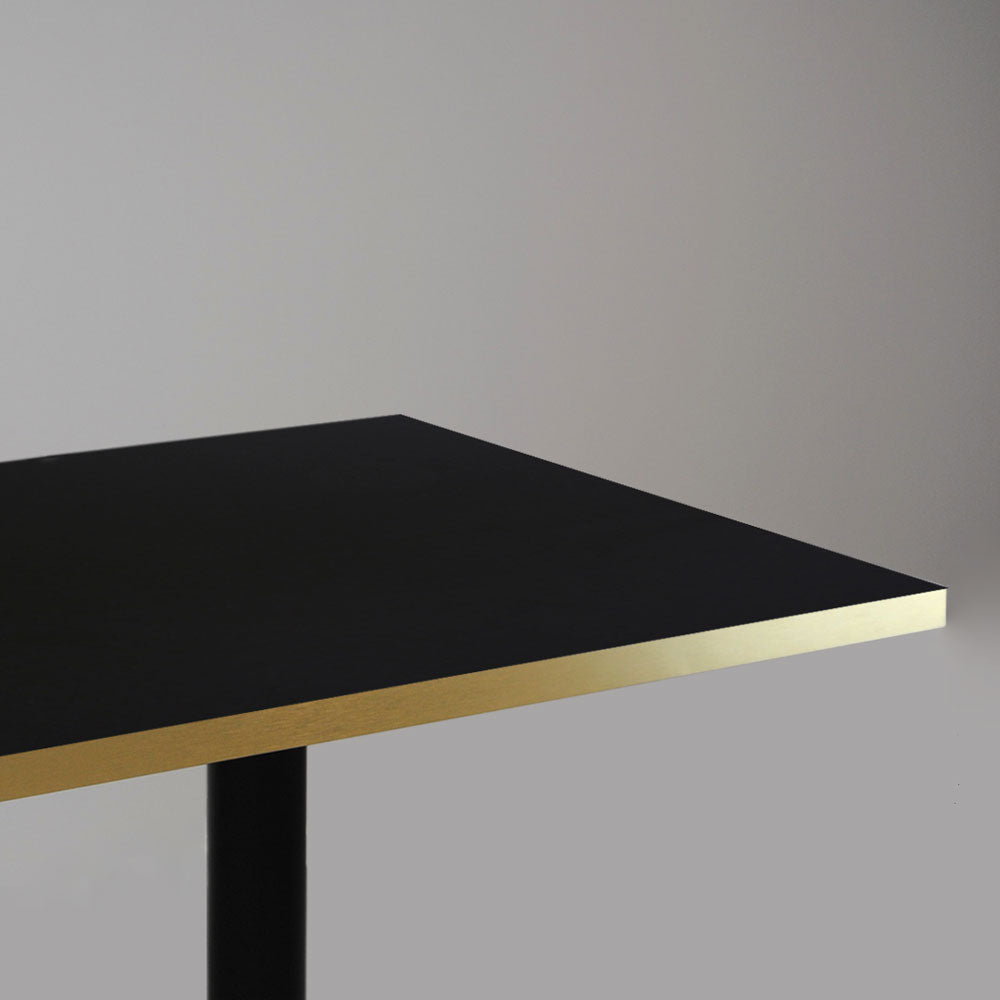 Mange-debout chic Rome doré 60x60cm noir laiton