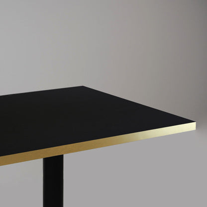 Mange-debout chic Rome doré 60x60cm noir laiton