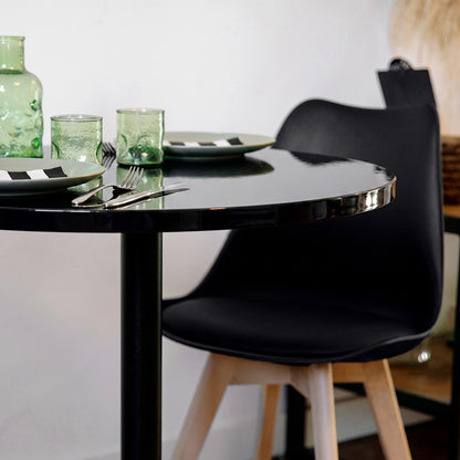 Plateau de table Noir brillant personnalisable