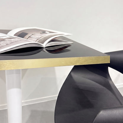 Plateau de table Noir brillant personnalisable