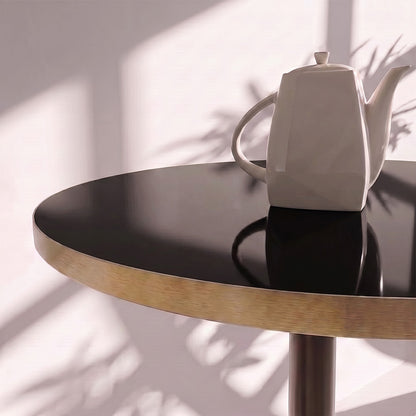 Plateau de table Noir brillant personnalisable