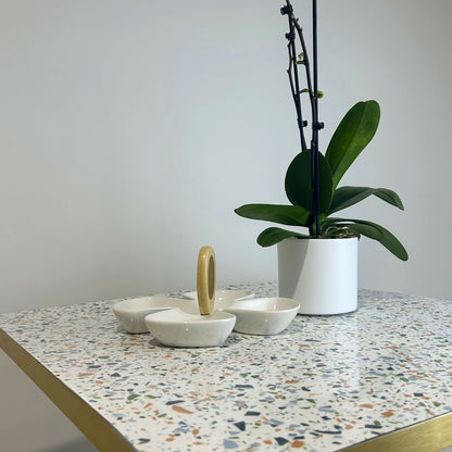 plateau de table sur mesure restaurant terrazzo spectra restootab