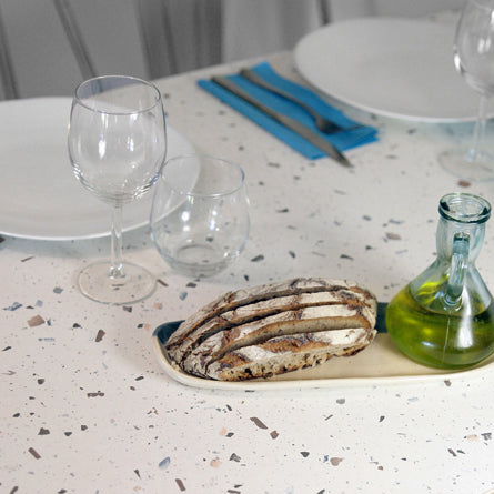 plateau de table sur mesure restaurant terrazzo cassata restootab