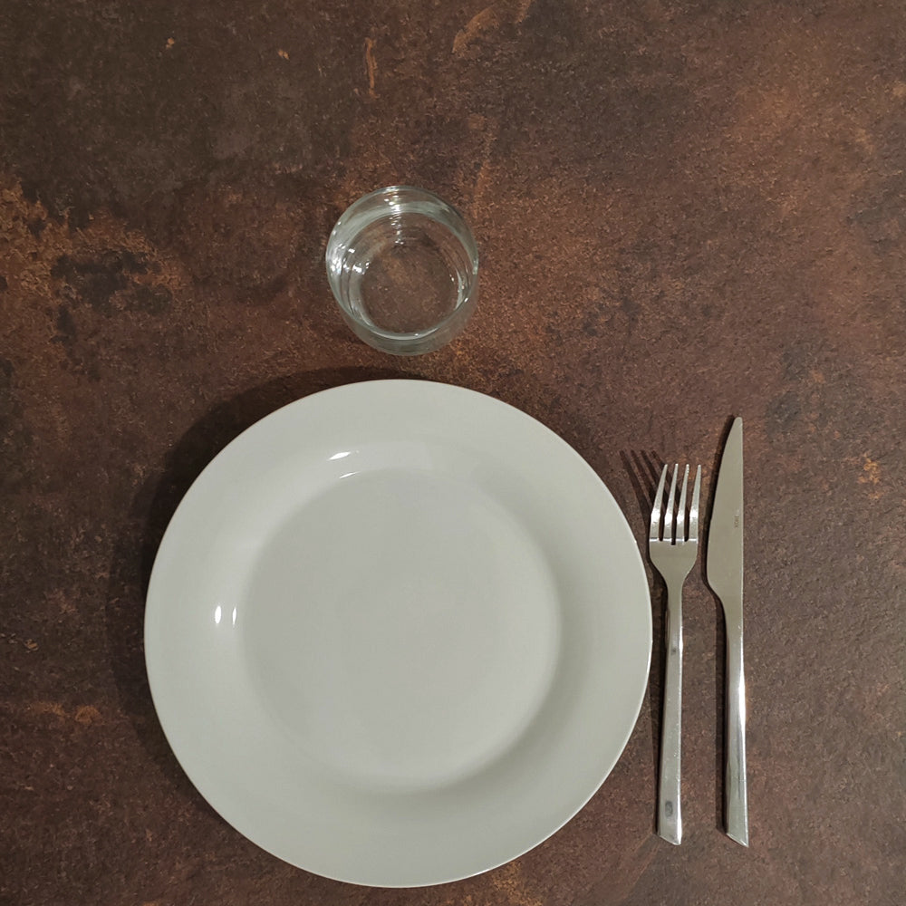 plateau de table sur mesure restaurant rouille restootab
