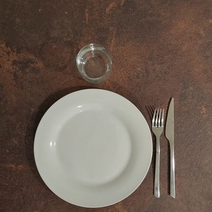 plateau de table sur mesure restaurant rouille restootab