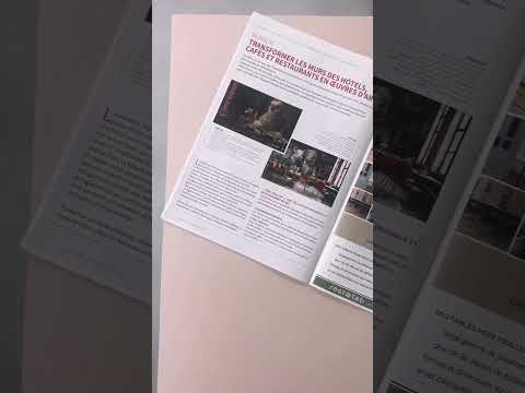 Vidéo de décors de plateau de restauration Rose bourbon RestooTab 