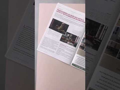 Vidéo de décors de plateau de restauration Rose bourbon RestooTab 