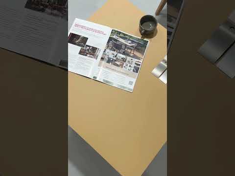 Vidéo de décors de plateau de restauration Ocre maggese RestooTab 