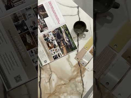 Vidéo de décors de plateau de restauration Marbre Calcuta RestooTab 