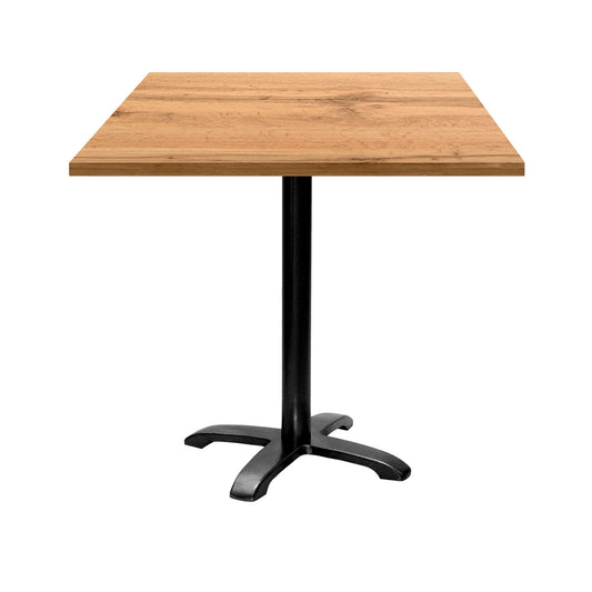 Table de restaurant bazila carrée 70x70cm chene armor