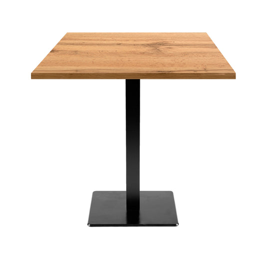 Table de restaurant milan carrée 70x70cm chene armor