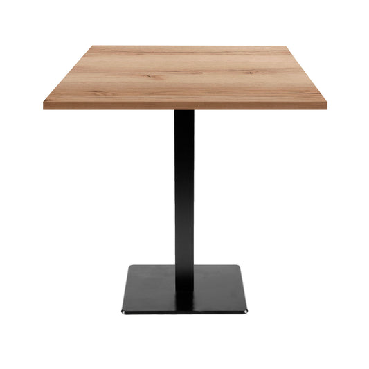 Table de restaurant milan carrée 70x70cm chene delano