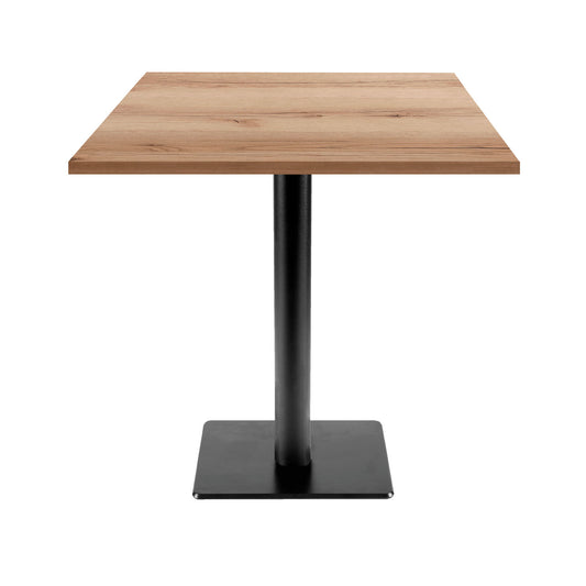 Table de restaurant milan carrée 70x70cm chene delano