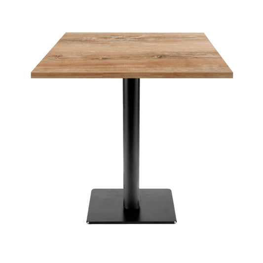 Table de restaurant milan carrée 70x70cm chene slovene