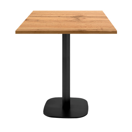 Mange-debout hauteur snack round carré 70x70cm chene armor