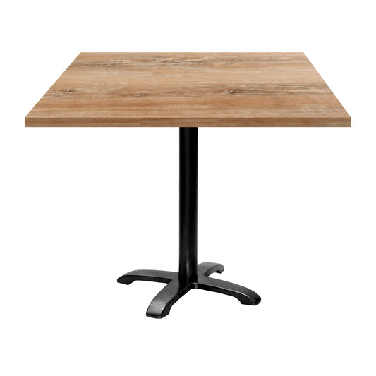 Table de restaurant bazila carrée 90x90cm chene slovene