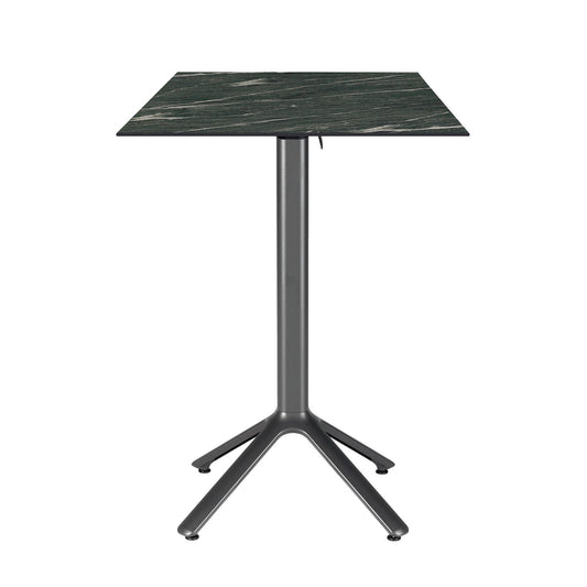 table mange debout terrasse pliable nemo noir 60x60cm calypso RestooTab