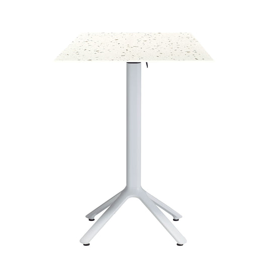 Mange-debout extérieur Nemo blanc 60x60cm terrazzo cassata / âme blanche