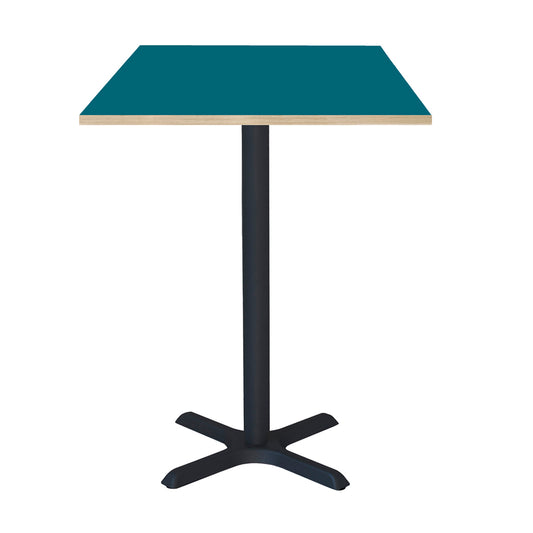 Mange-debout dina carré 60x60cm bleu prusse bois