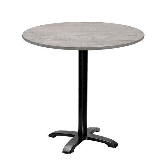 Table de restaurant bazila ronde 80cm beton naturel