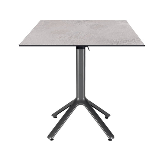 Table de terrasse Nemo noir 70x70cm cuma light