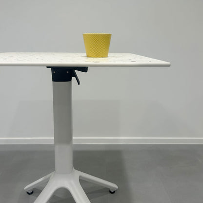 Mange-debout extérieur Nemo blanc 60x60cm terrazzo cassata